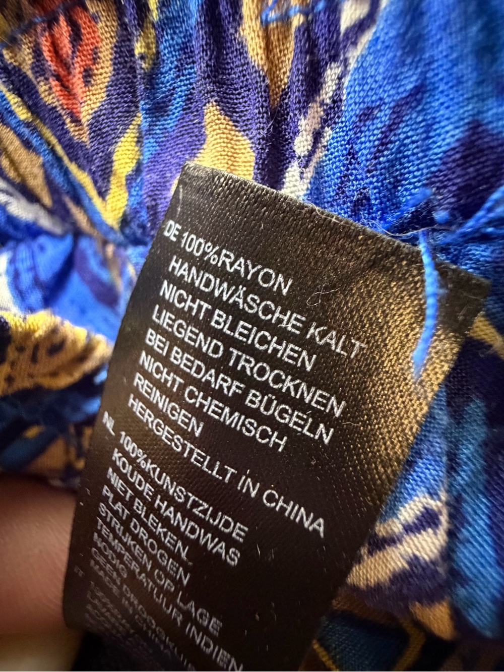 Forever 21 Blue Boho Print Pants - Picture 11 of 11